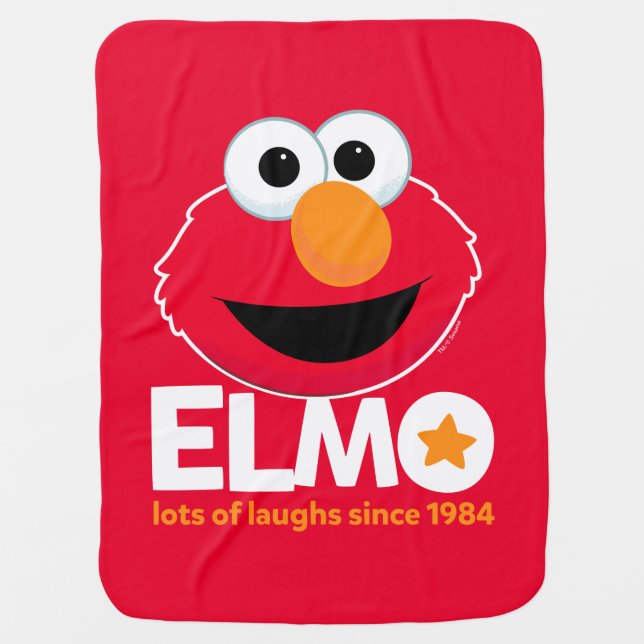 Sesame Street | Elmo Lots of Laughs Since 1984 Baby Blanket (Front)