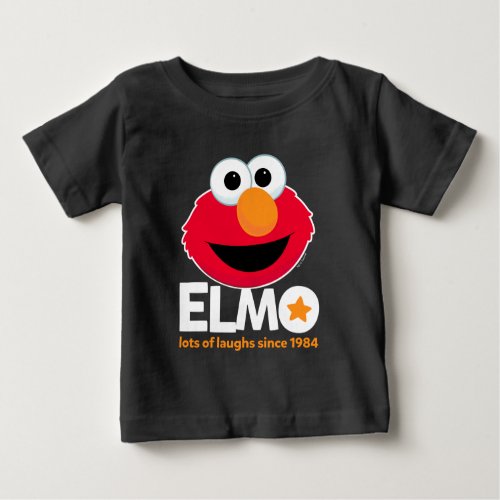 Sesame Street  Elmo Lots of Laughs Since 1984 Baby T_Shirt