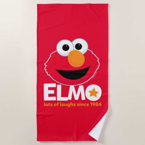 Sesame Street  Elmo Lots of Laughs Since 1984 Beach Towel