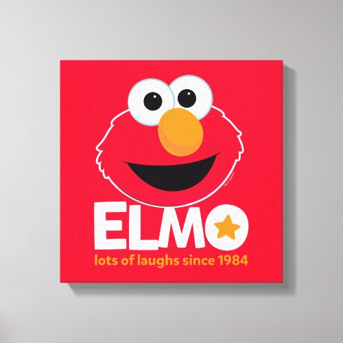 Sesame Street  Elmo Lots of Laughs Since 1984 Canvas Print