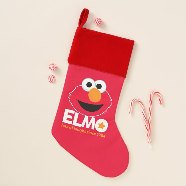 Sesame Street | Elmo Lots of Laughs Since 1984 Christmas Stocking (Front)