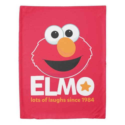 Sesame Street  Elmo Lots of Laughs Since 1984 Duvet Cover