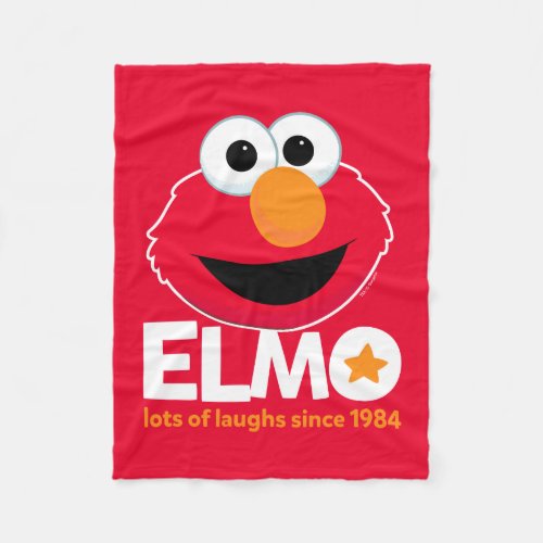 Sesame Street  Elmo Lots of Laughs Since 1984 Fleece Blanket