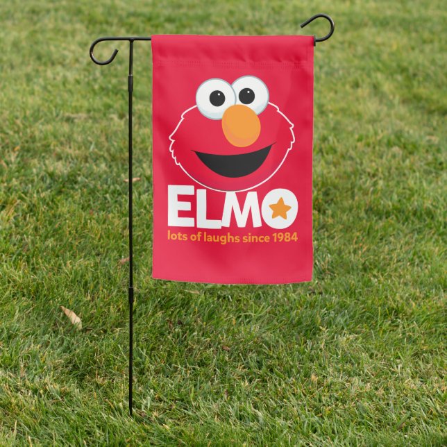Sesame Street | Elmo Lots of Laughs Since 1984 Garden Flag (In SItu)