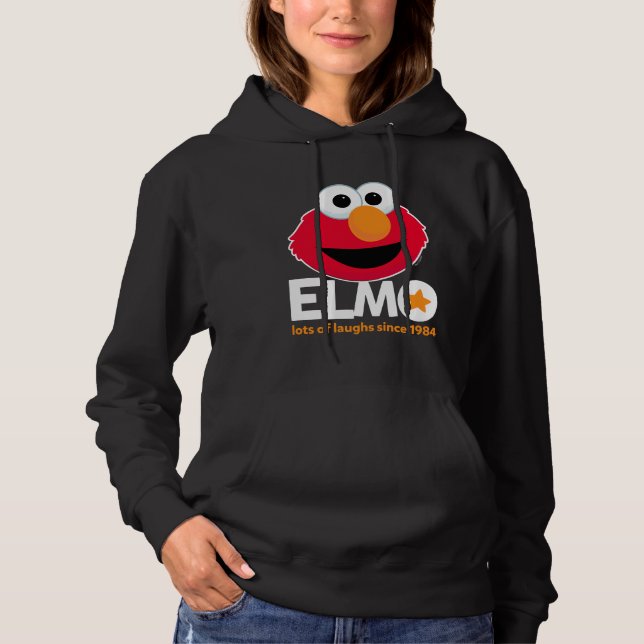 Sesame Street | Elmo Lots of Laughs Since 1984 Hoodie (Front)
