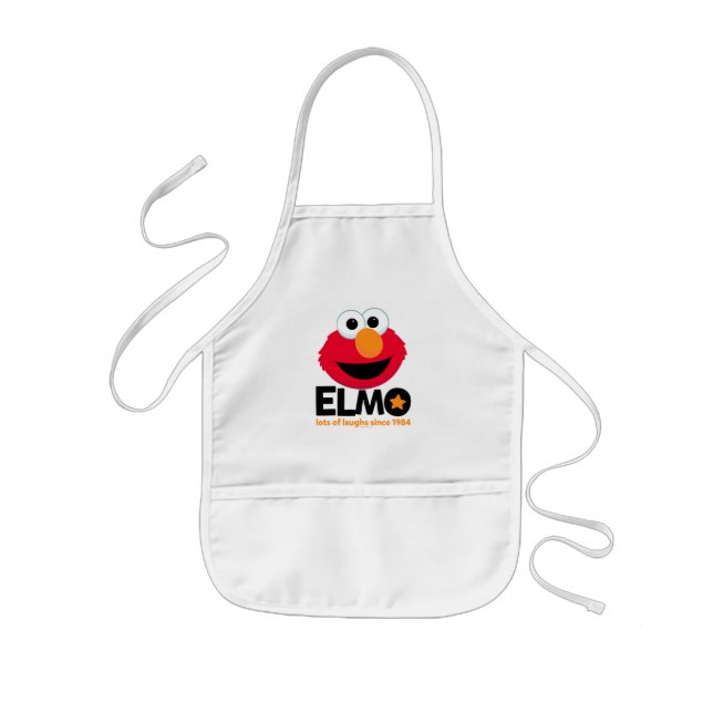 Sesame Street | Elmo Lots of Laughs Since 1984 Kids' Apron (Front)