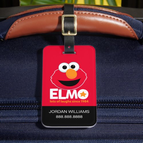Sesame Street  Elmo Lots of Laughs Since 1984 Luggage Tag
