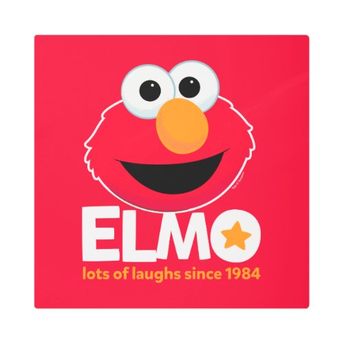 Sesame Street  Elmo Lots of Laughs Since 1984 Metal Print
