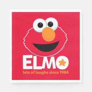 Sesame Street   Elmo Lots of Laughs Since 1984 Napkins