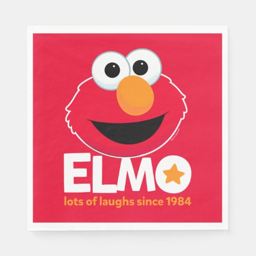 Sesame Street  Elmo Lots of Laughs Since 1984 Napkins