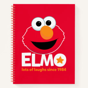 Sesame Street Elmo Lots of Laughs Since 1984 Notebook