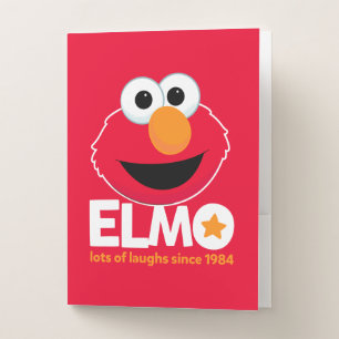 Sesame Street Elmo Lots of Laughs Since 1984 Pocket Folder