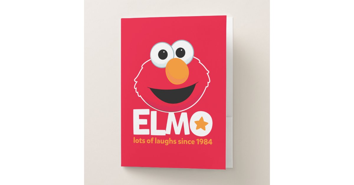 Sesame Street | Elmo Lots of Laughs Since 1984 Pocket Folder | Zazzle