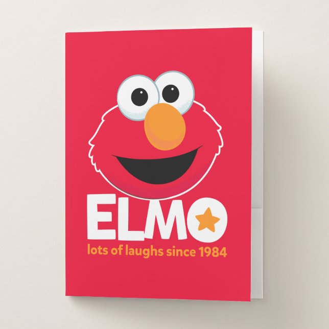Sesame Street | Elmo Lots of Laughs Since 1984 Pocket Folder (Front)