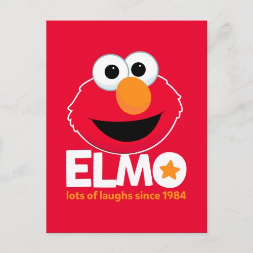 Sesame Street  Elmo Lots of Laughs Since 1984 Postcard