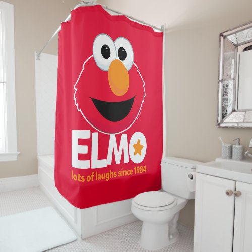 Sesame Street  Elmo Lots of Laughs Since 1984 Shower Curtain