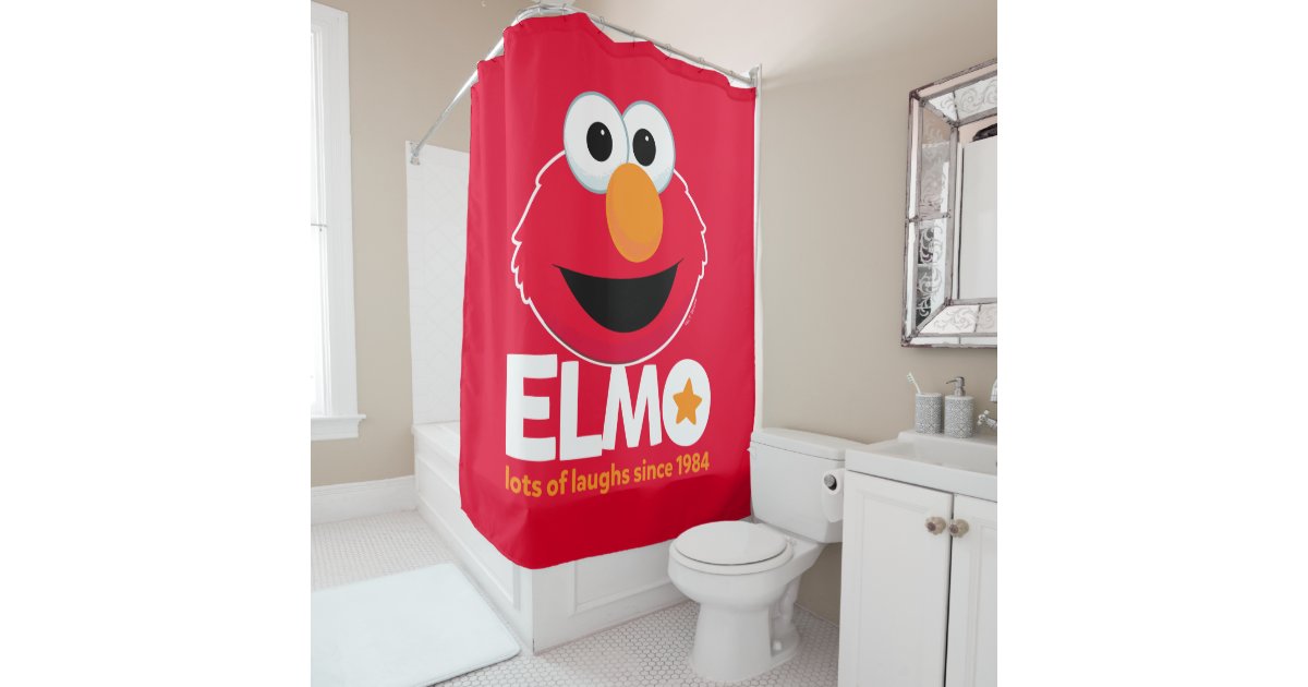 Sesame Street | Elmo Lots of Laughs Since 1984 Shower Curtain | Zazzle