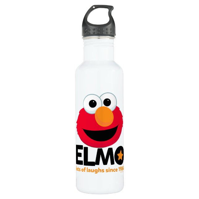 Sesame Street | Elmo Lots of Laughs Since 1984 Stainless Steel Water Bottle (Front)