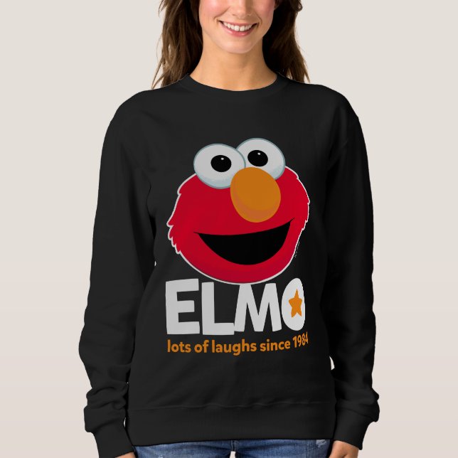 Sesame Street | Elmo Lots of Laughs Since 1984 Sweatshirt (Front)