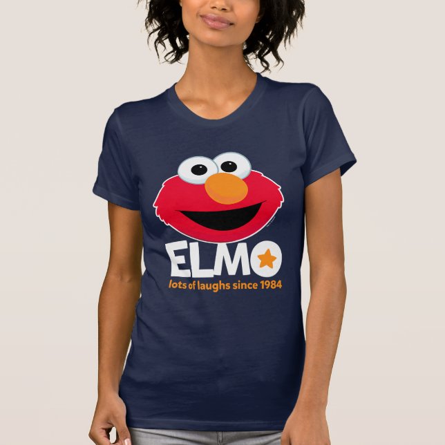 Sesame Street | Elmo Lots of Laughs Since 1984 T-Shirt (Front)