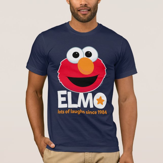 Sesame Street | Elmo Lots of Laughs Since 1984 T-Shirt (Front)