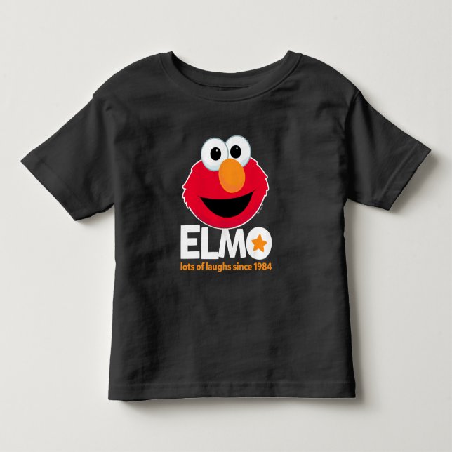 Sesame Street | Elmo Lots of Laughs Since 1984 Toddler T-shirt (Front)
