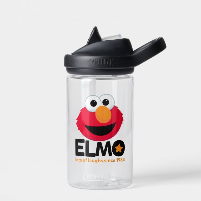 Sesame Street | Elmo Lots of Laughs Since 1984 Water Bottle (Left)