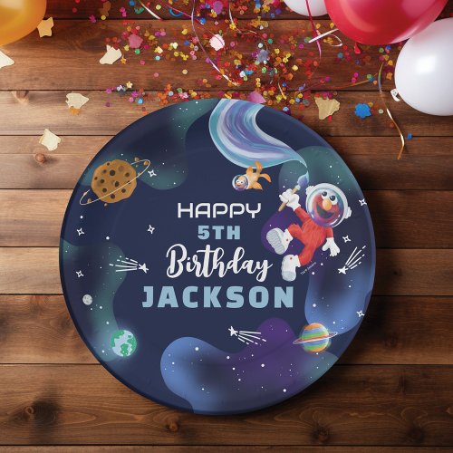 Sesame Street  Elmo Outer Space Happy Birthday Paper Plates