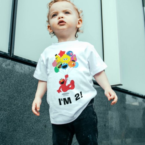 Sesame Street  Elmo  Pals _ 2nd Birthday Baby T_Shirt