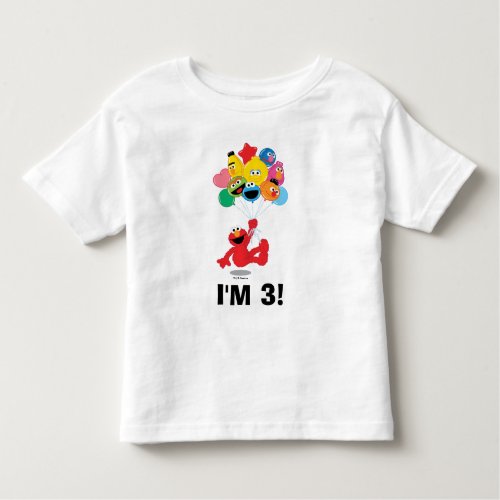 Sesame Street  Elmo  Pals _ 3rd Birthday Toddler T_shirt