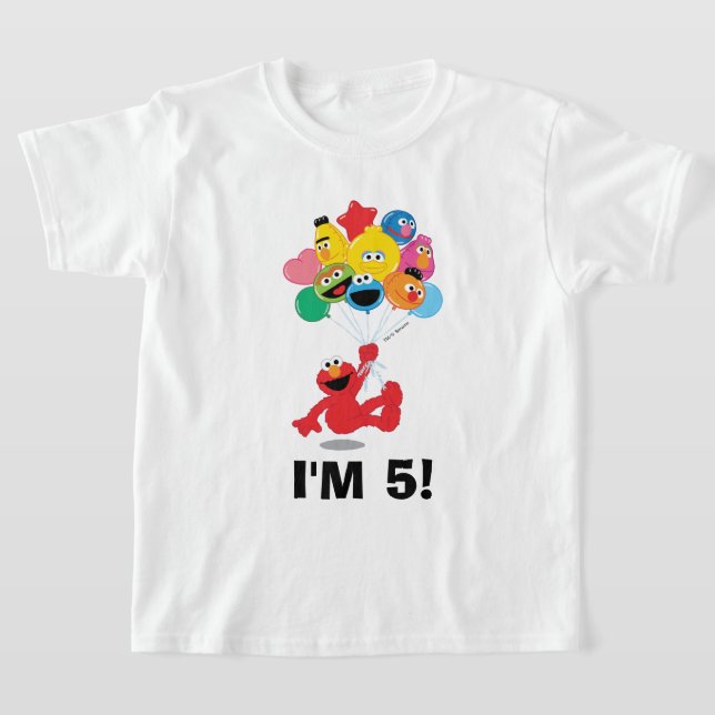 Sesame Street | Elmo & Pals Birthday T-Shirt (Laydown)