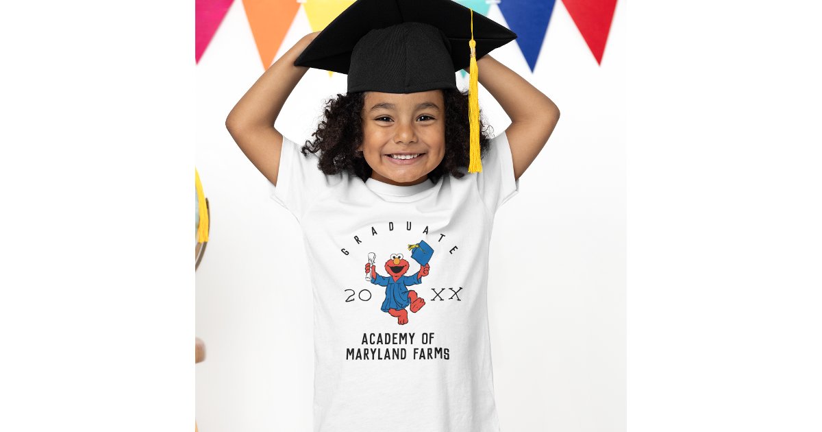 Sesame Street | Elmo Preschool Graduate T-Shirt | Zazzle