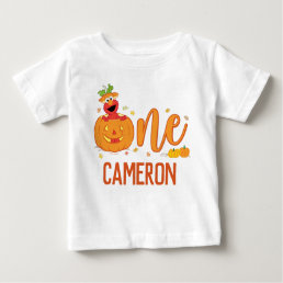 Sesame Street - Elmo | Pumpkin 1st Birthday  Baby T-Shirt