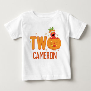 Sesame Street - Elmo   Pumpkin 2nd Birthday Baby T-Shirt