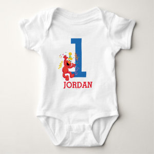 Sesame Street | Elmo - Rainbow 1st Birthday Baby Bodysuit