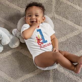 Sesame Street | Elmo - Rainbow 1st Birthday Baby Bodysuit