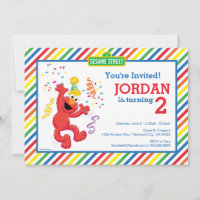 elmo background invitation