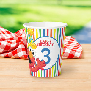 Sesame Street Elmo - Rainbow Birthday Paper Cups