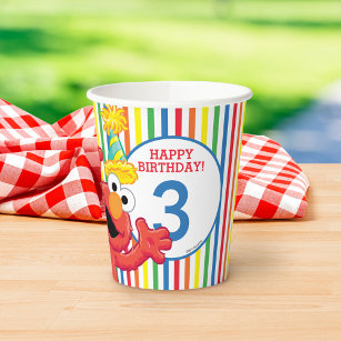 Sesame Street   Elmo - Rainbow Birthday Paper Cups