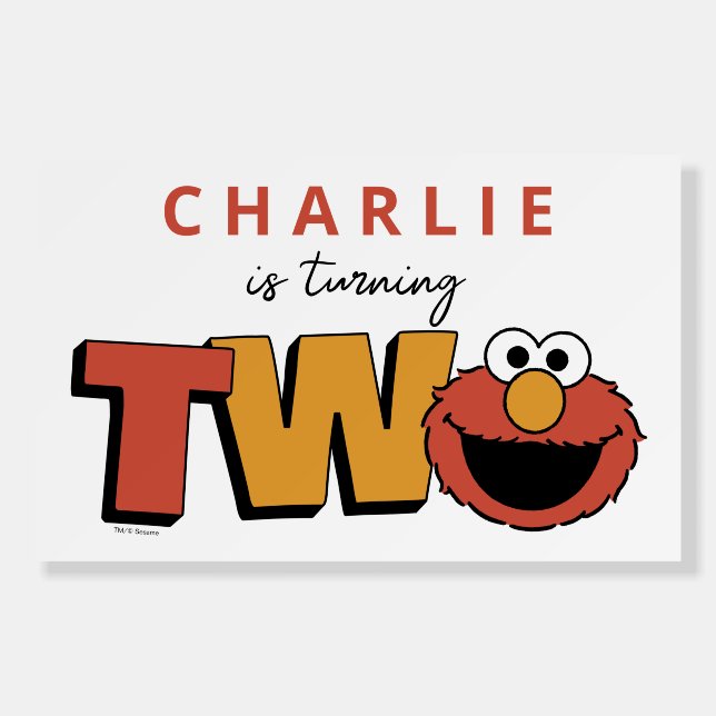 Sesame Street | Elmo - Second Birthday Foam Board (Front)