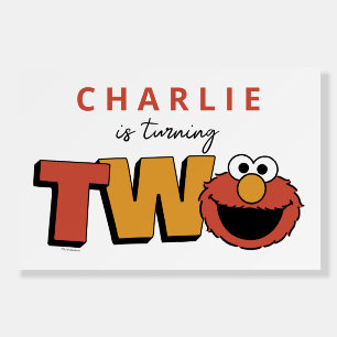 Sesame Street Elmo - Second Birthday Foam Board