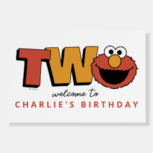 Sesame Street Elmo - Second Birthday Foam Board