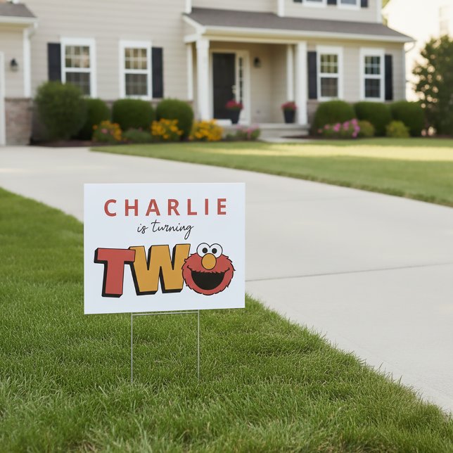 Sesame Street | Elmo - Second Birthday Sign (Creator Uploaded)