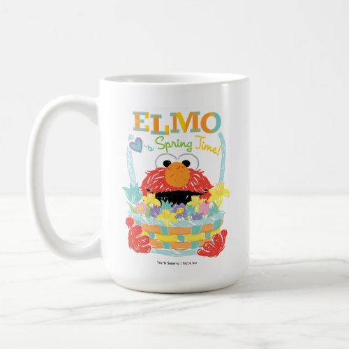 Sesame Street _ Elmo  Spring Time Coffee Mug
