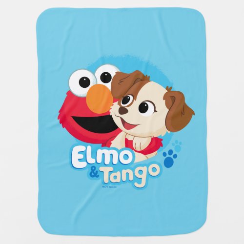Sesame Street  Elmo  Tango Badge Baby Blanket