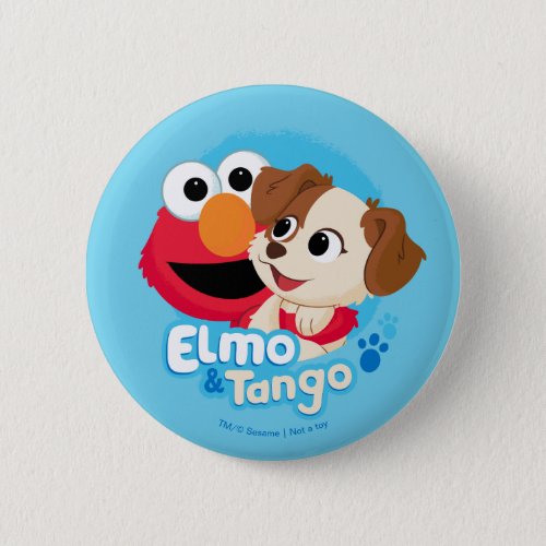 Sesame Street  Elmo  Tango Badge Button
