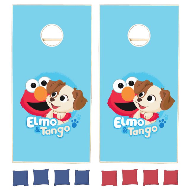 Sesame Street | Elmo & Tango Badge Cornhole Set (Set)