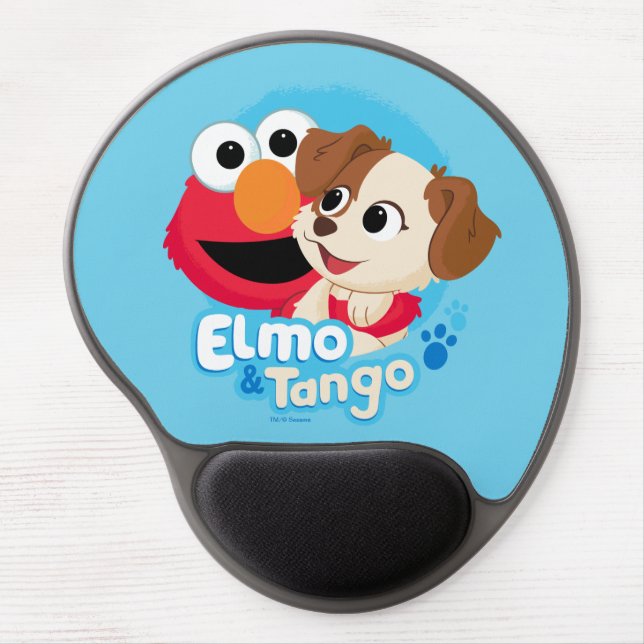 Sesame Street | Elmo & Tango Badge Gel Mouse Pad (Front)
