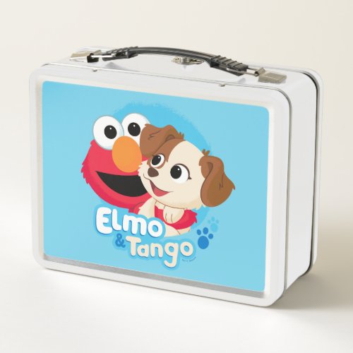 Sesame Street  Elmo  Tango Badge Metal Lunch Box