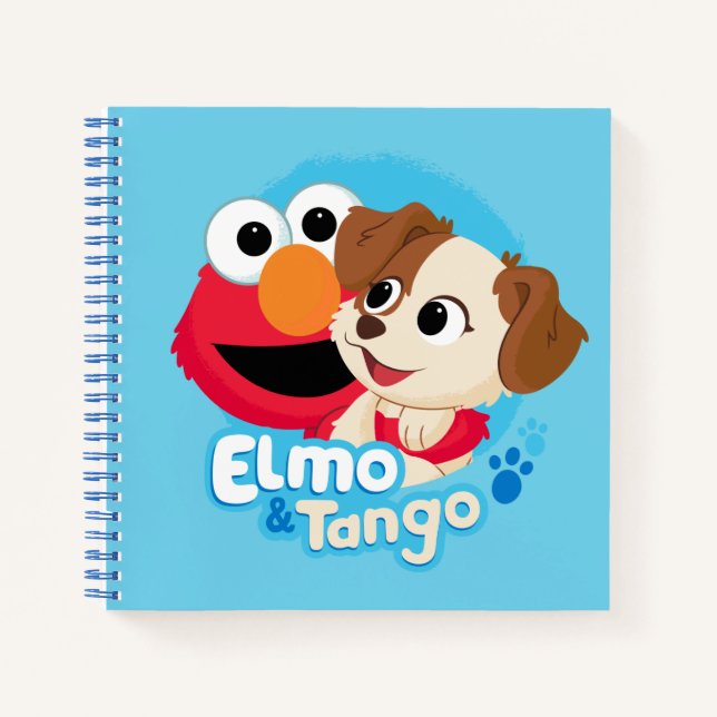 Sesame Street | Elmo & Tango Badge Notebook (Front)